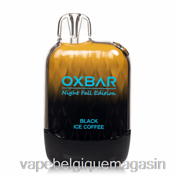 Vape Shop Bruxelles Oxbar G8000 Café Glacé Noir Jetable